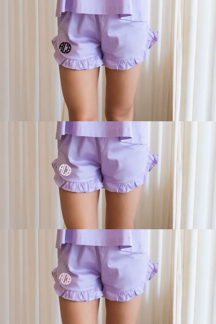 Bow Knot Pajamas - Lilac