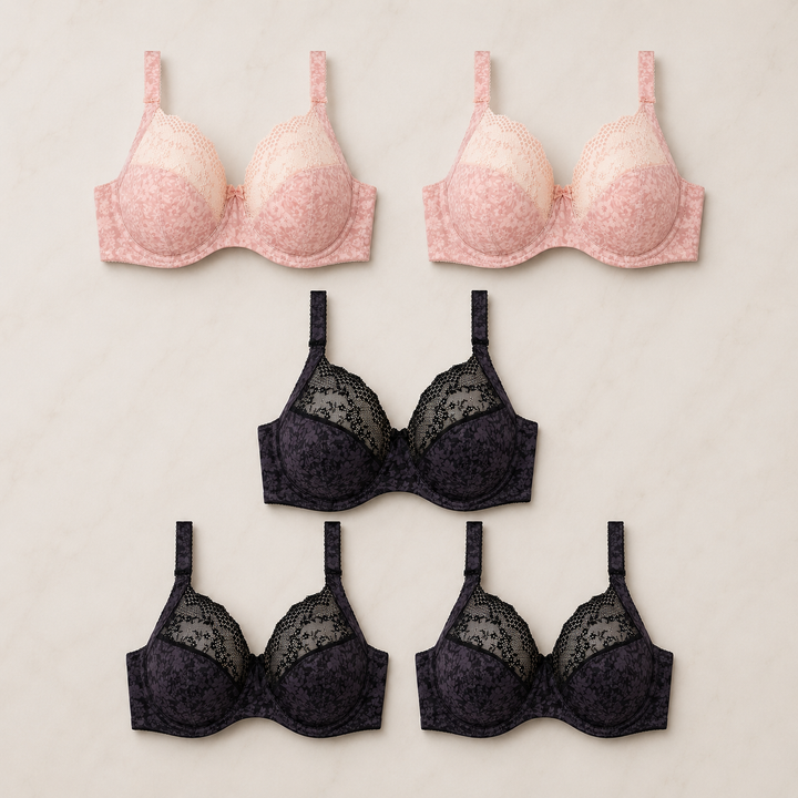 The Foundation Capsule | Lucie Bra 5-Pack Capsule