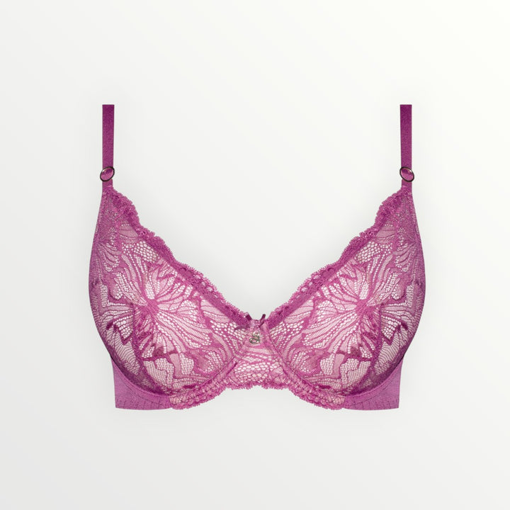Mila Lace Bra | Raspberry
