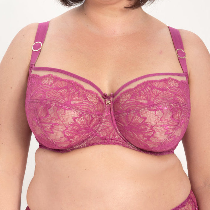 Mila Full Cup Bra | Raspberry