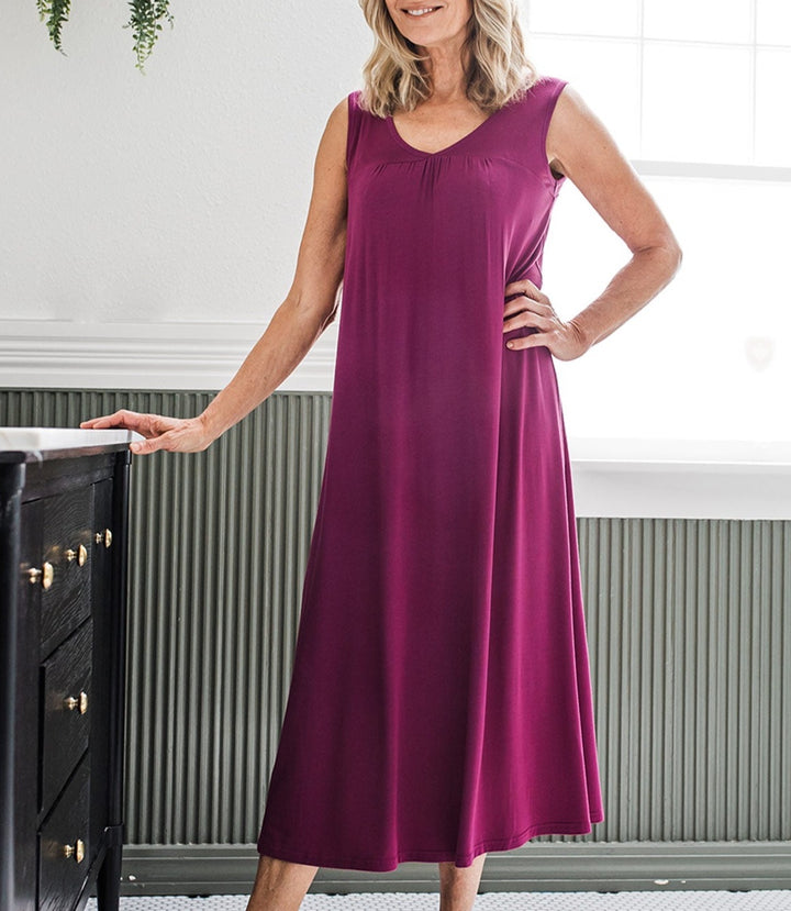 Molly Sleeveless Bamboo Nightgown