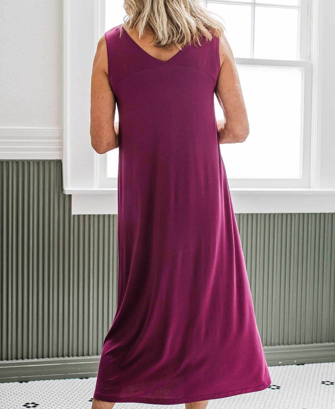 Molly Sleeveless Bamboo Nightgown