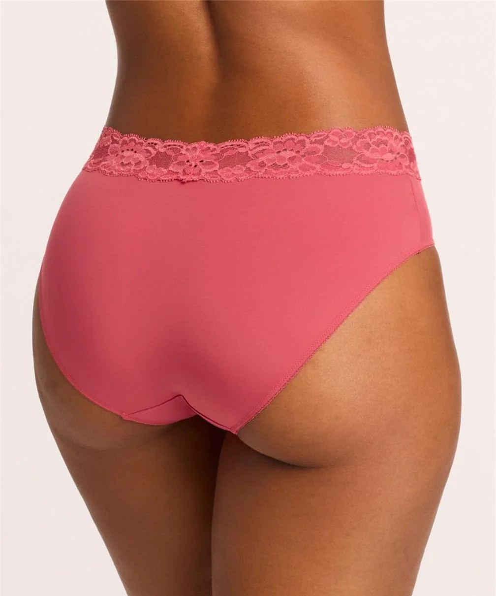 Montelle brief spiced coral rear