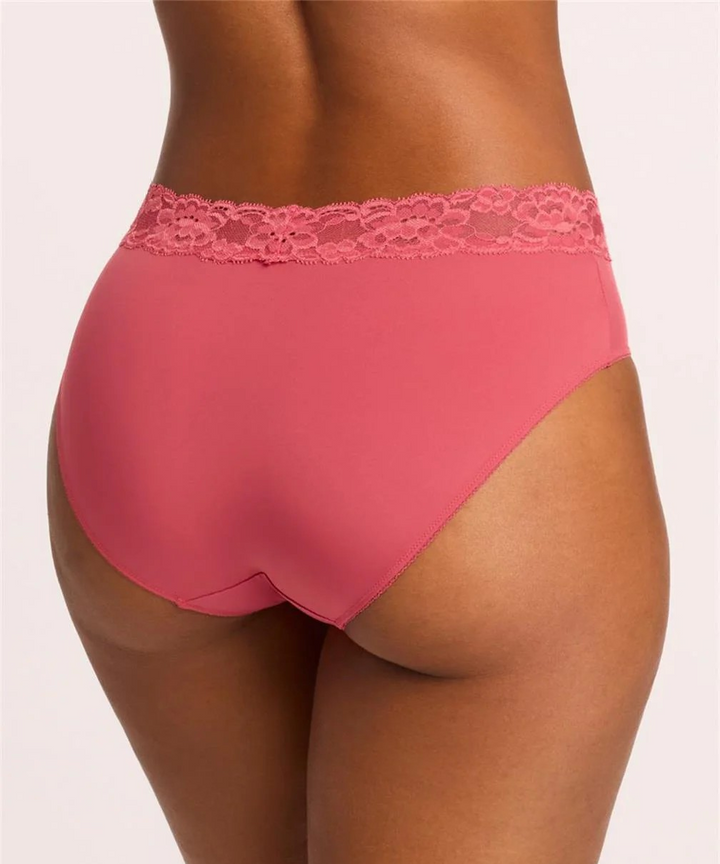 Montelle brief spiced coral rear