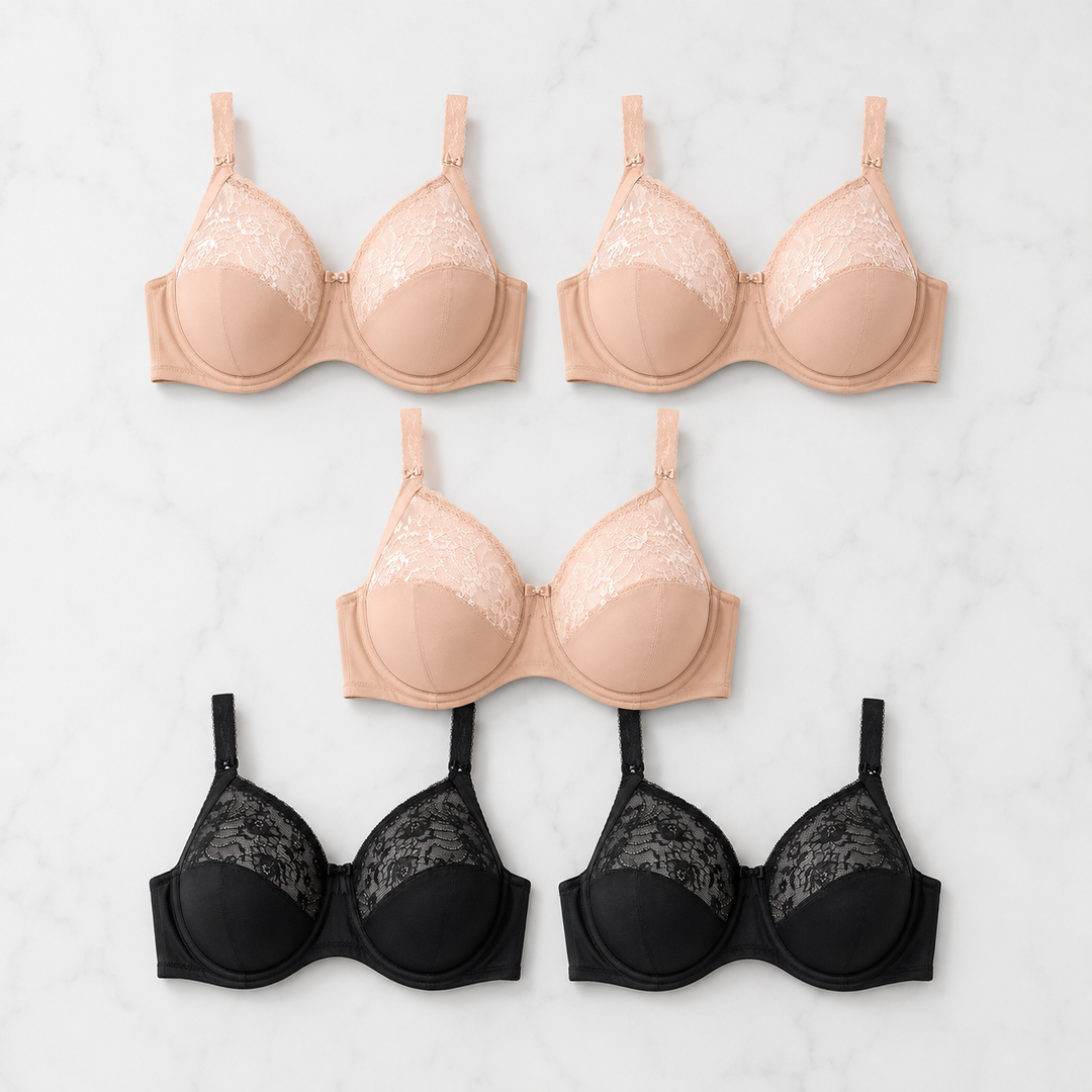 The Foundation Capsule | Morgan Full Coverage Bra 5-Pack Capsule