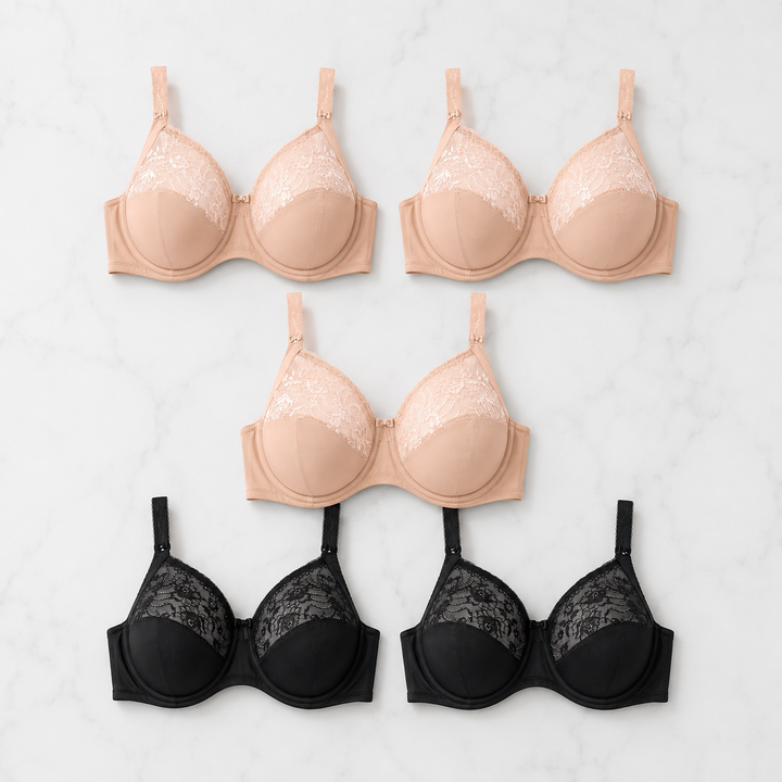 The Foundation Capsule | Morgan Full Coverage Bra 5-Pack Capsule