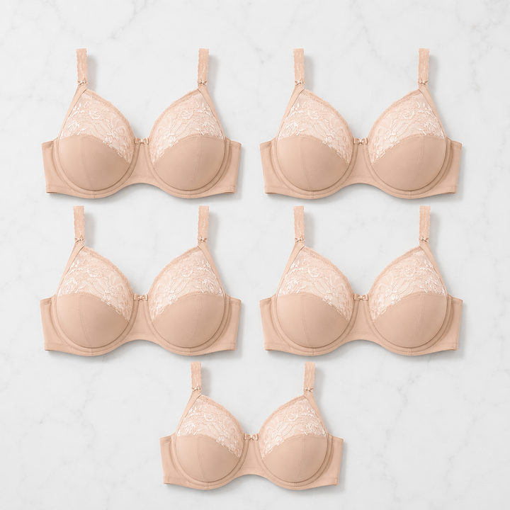 The Foundation Capsule | Morgan Full Coverage Bra 5-Pack Capsule