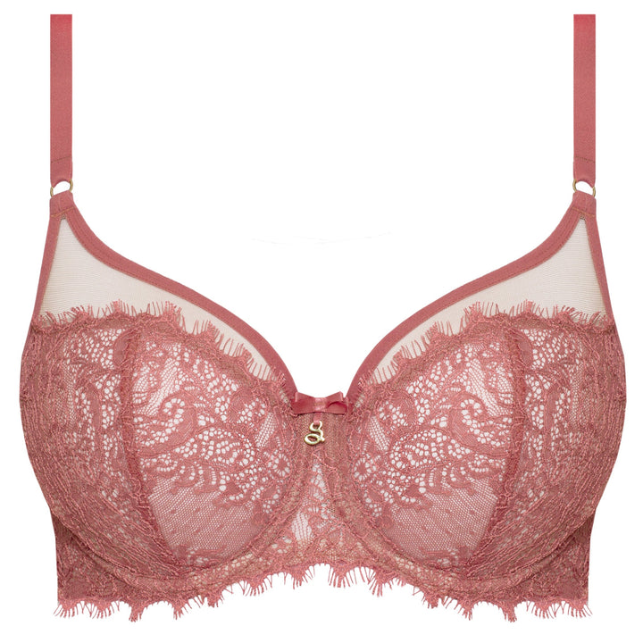 Naomi High Apex Bra | Soft Rose