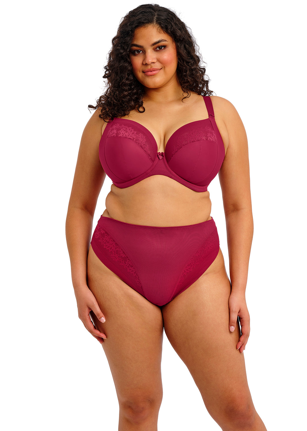 Nerina Plunge Bra | Rouge