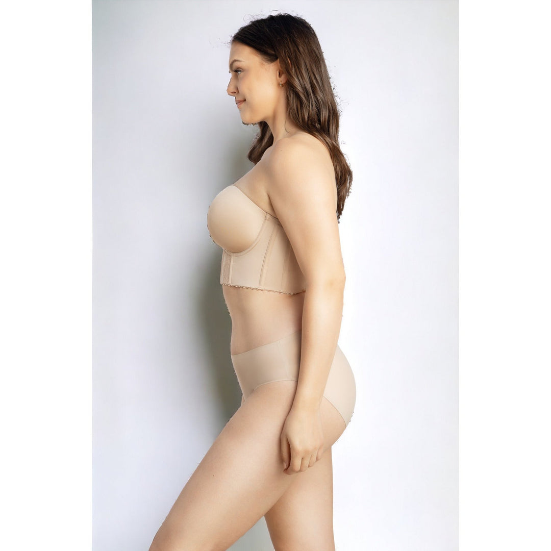 Elissa Low Back Bustier | Euro