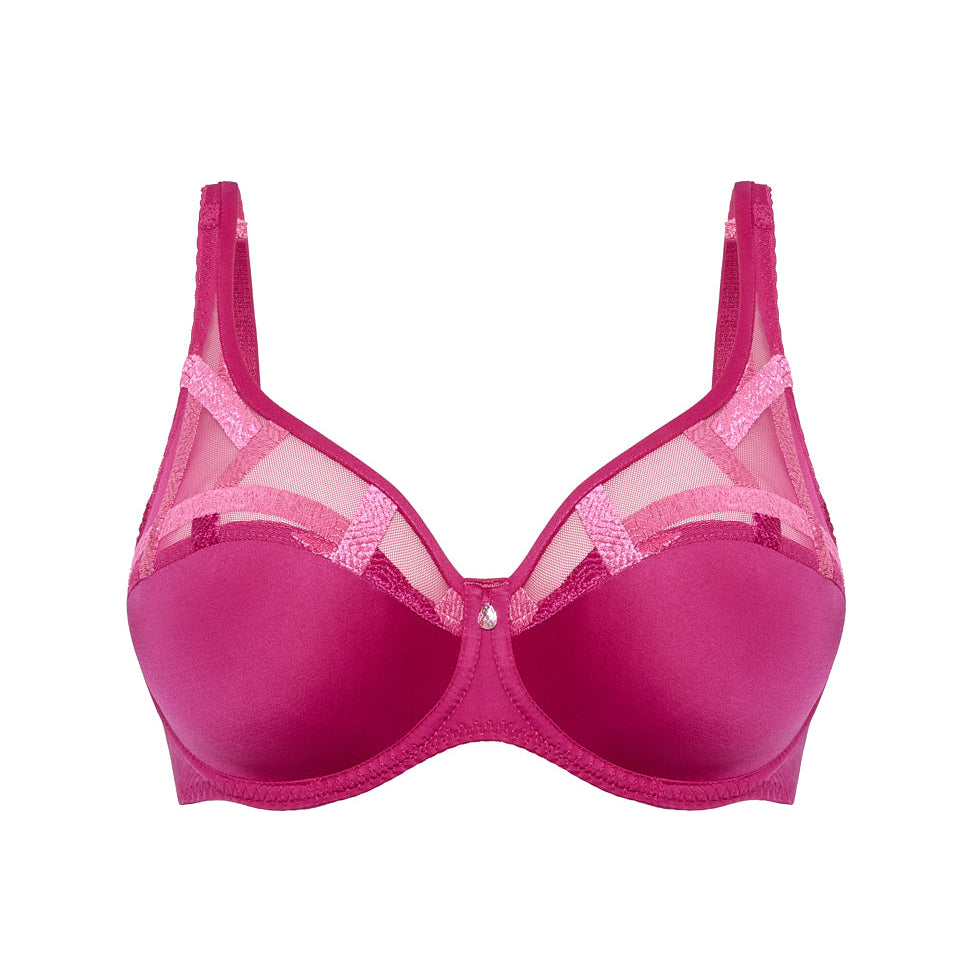 French lingerie full bust plunge bra