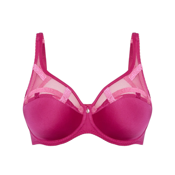 French lingerie full bust plunge bra