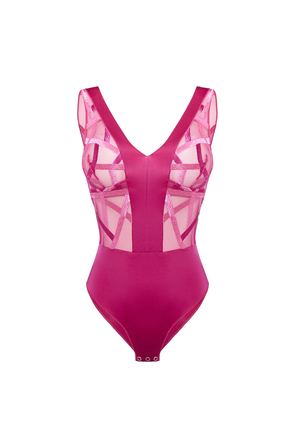 Louisa Bracq french lingerie serie bodysuit fuchsia