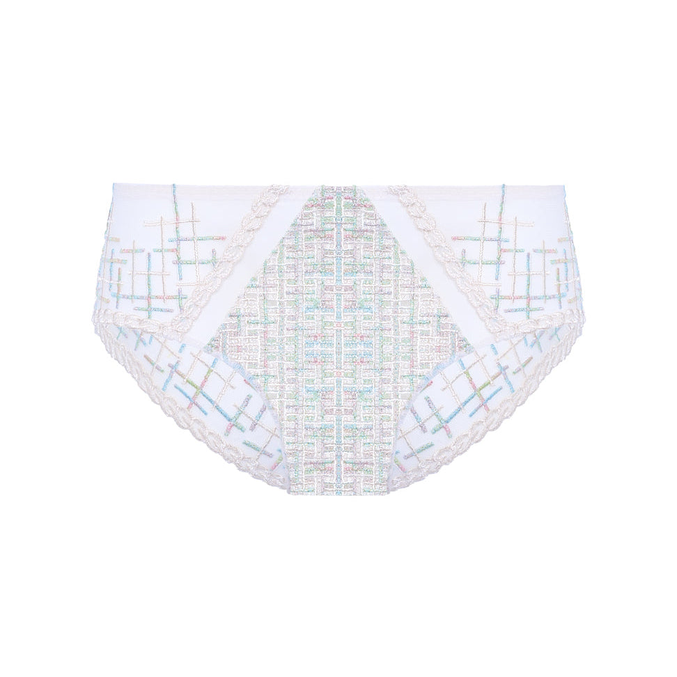 Faux tweed shorty underwear french lingerie