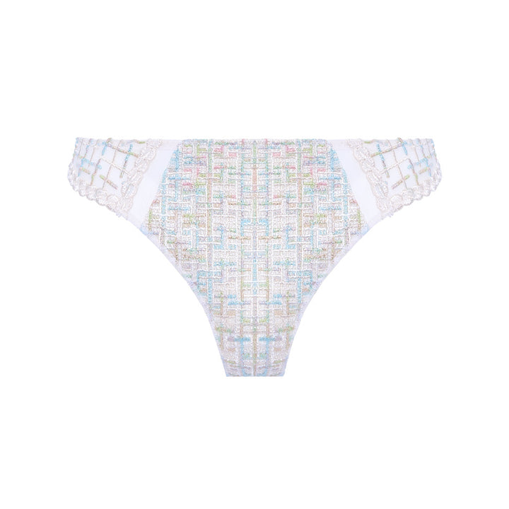 French lingerie tanga thongs in faux tweed
