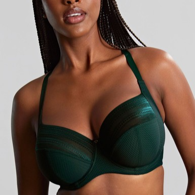 Panache full bust large bust balcony bra green