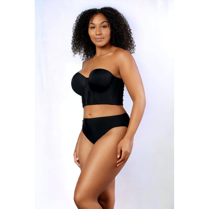 Parfait Elissa Low Back Bustier in Black