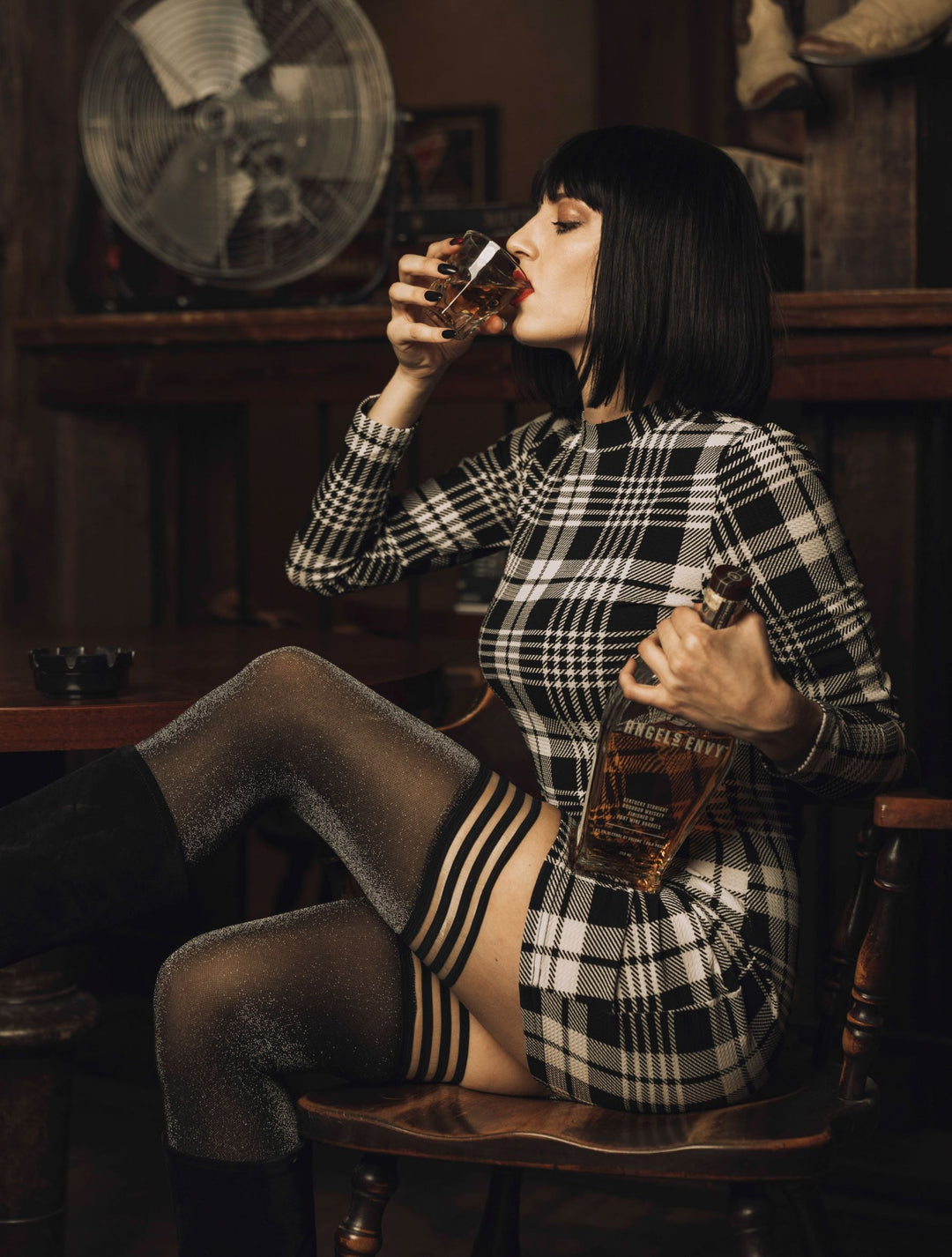 Kaylee: Temptation at Twilight Thigh Highs. Petite to Plus Size