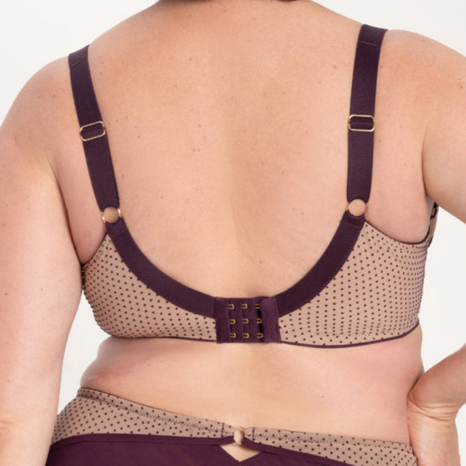 Silvia Full Cup Bra | Aubergine