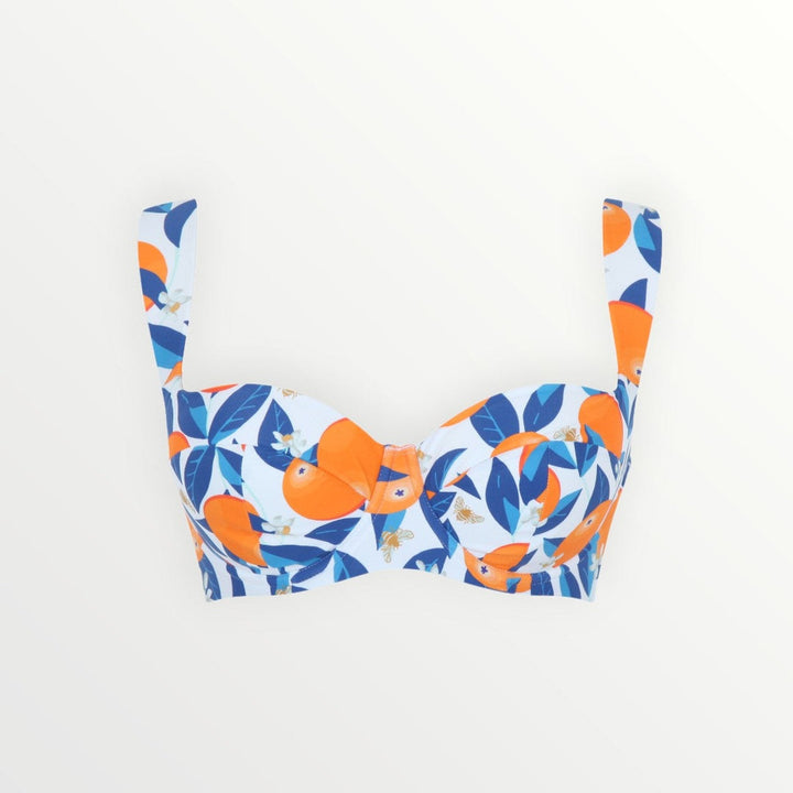 Bette Balcony Bikini Top | Sicily