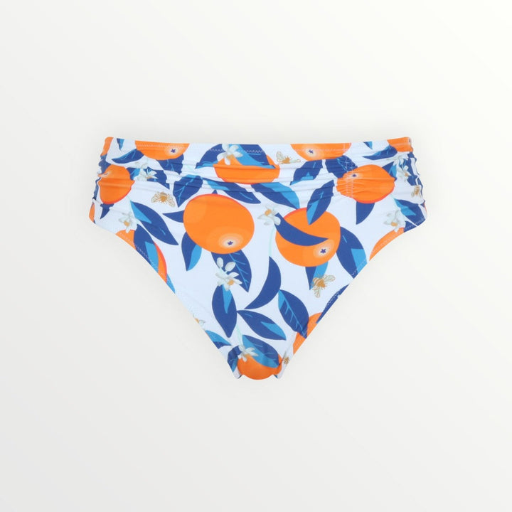 Side Gather Midi Bikini Bottom | Sicily