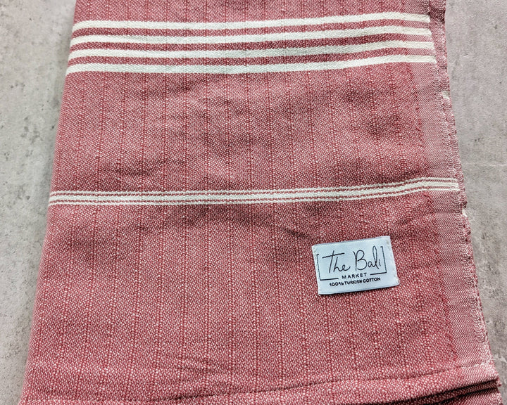 Surfside Towel Collection – Tassel-Free Turkish Cotton Towels, 39”x70”, Sand-Repelling