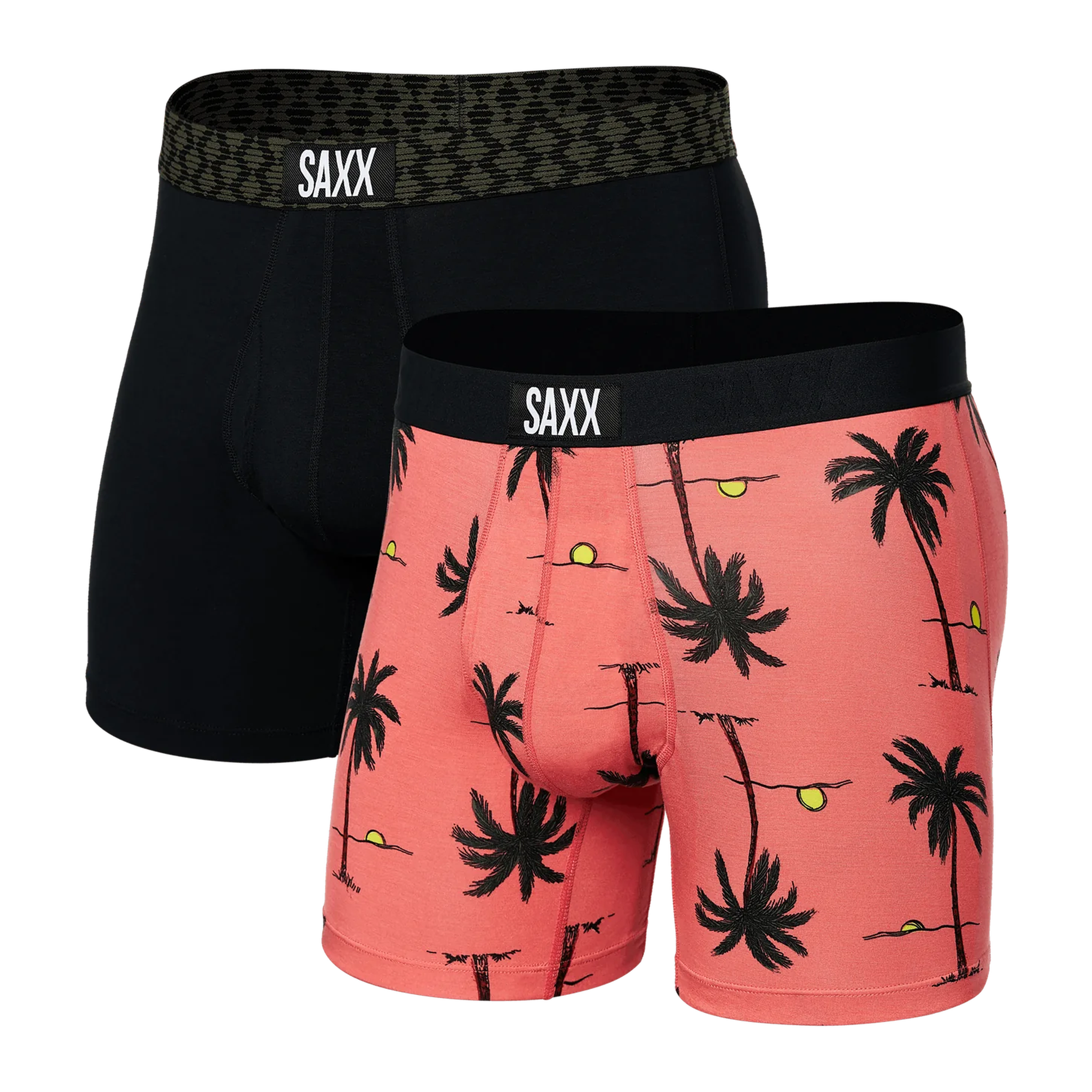 Saxx Ultra 2-Pack Super Soft Boxer Brief in Sunset Check pattern