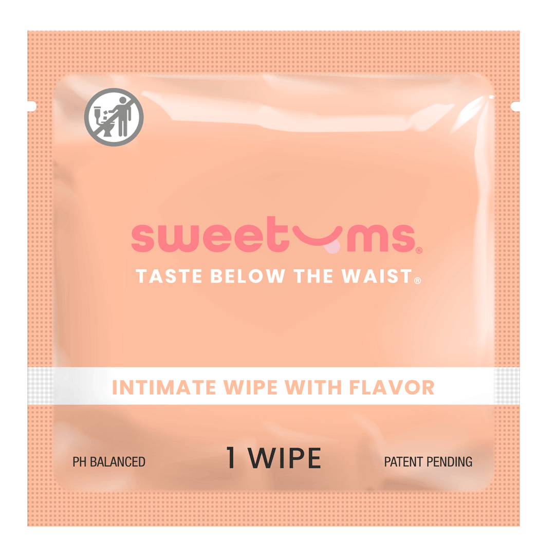 Sweetums Mango Flavored Intimate Wipe, PH Balanced, Single Pack