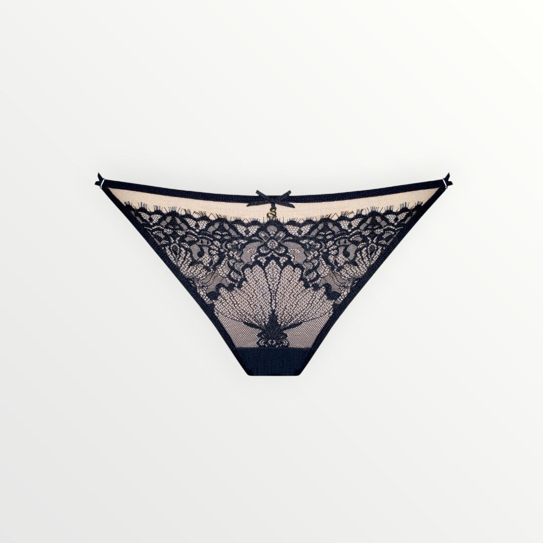 string, black, lace, polish, sexy, classic