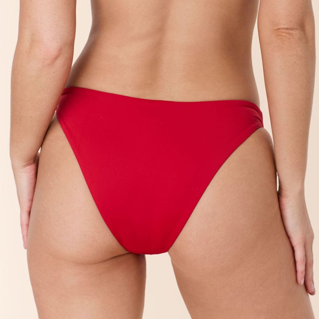 The Cheeky Bottom - Flat - Cherry Red