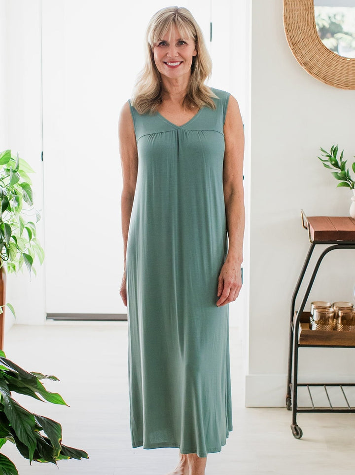 Molly Sleeveless Bamboo Nightgown