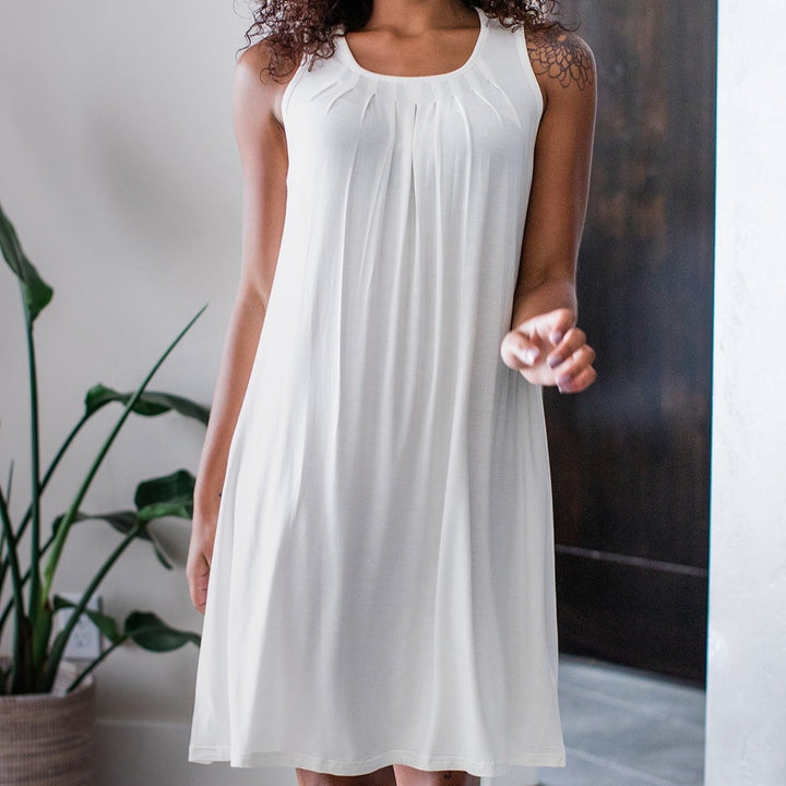 Delia Gathered Tank Bamboo Nightgown