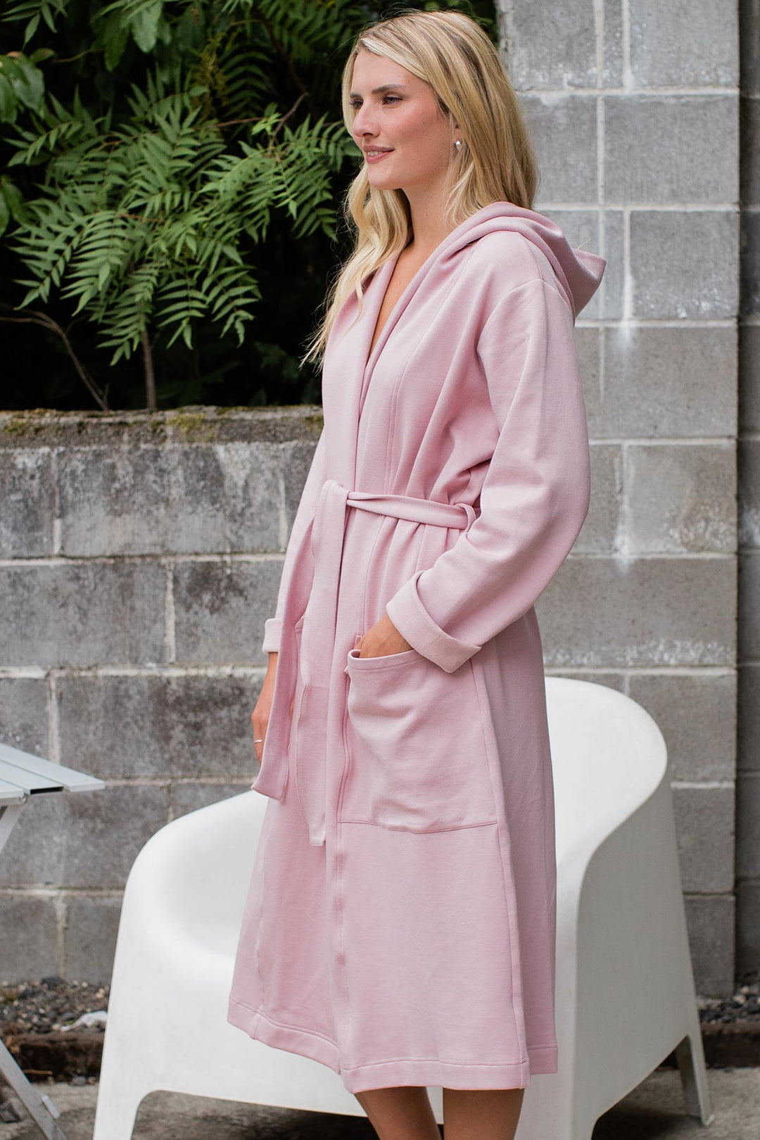 Elliot Bamboo & Organic Cotton Sweatshirt Hooded Robe