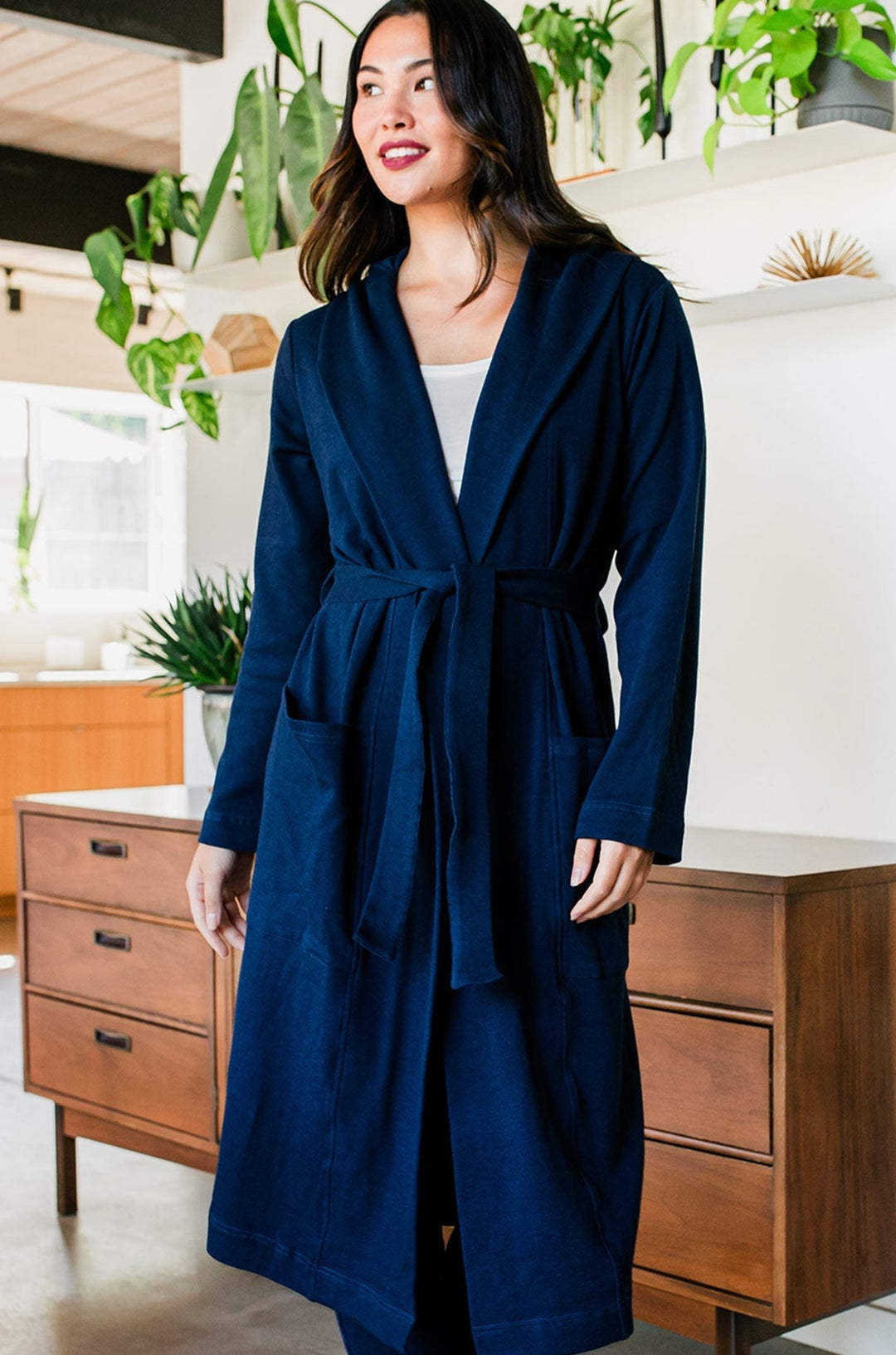 Elliot Bamboo & Organic Cotton Sweatshirt Hooded Robe