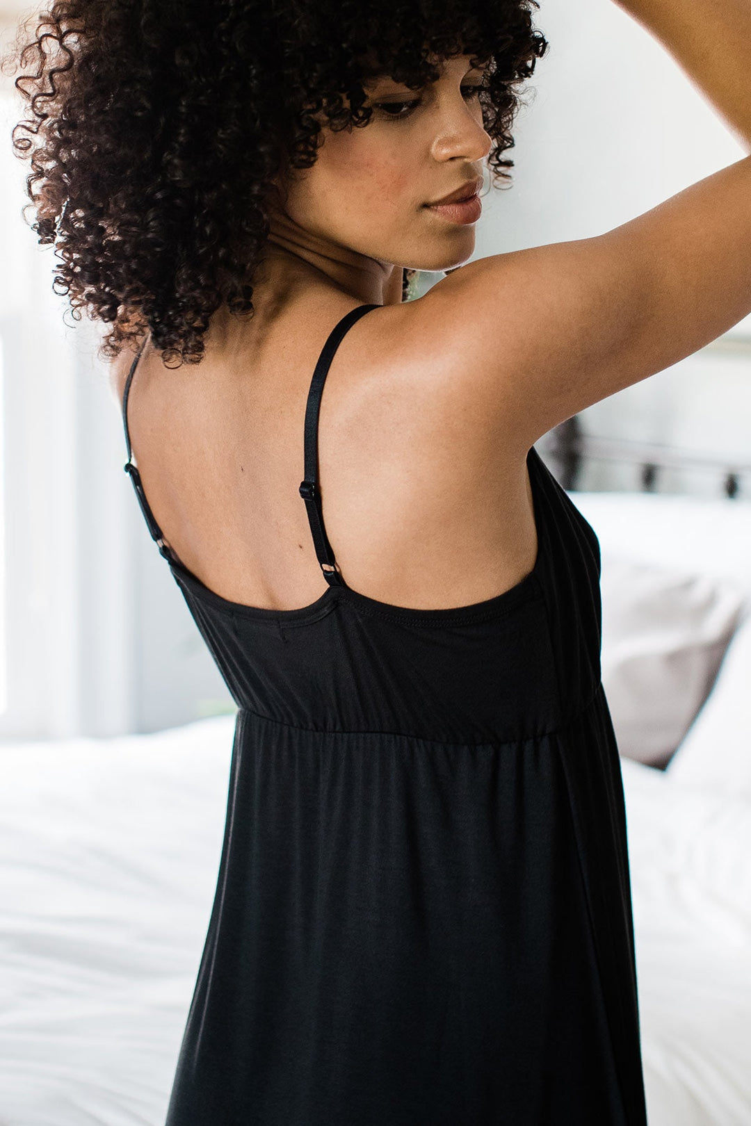 Iris Lace Bamboo Nightgown