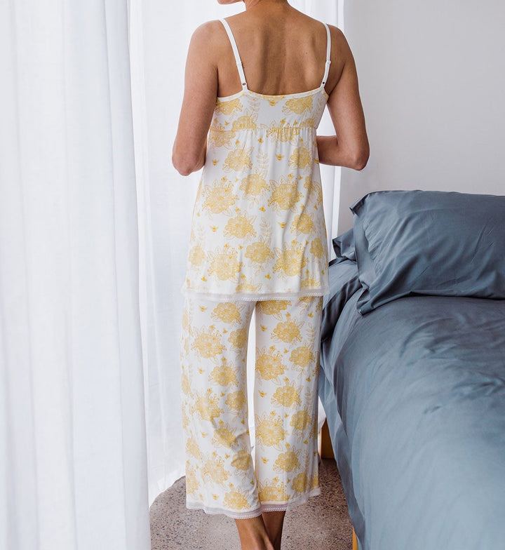 Iris Lace Bamboo Pajama Set