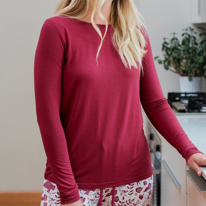 Jena Long Sleeve Bamboo Tee Shirt