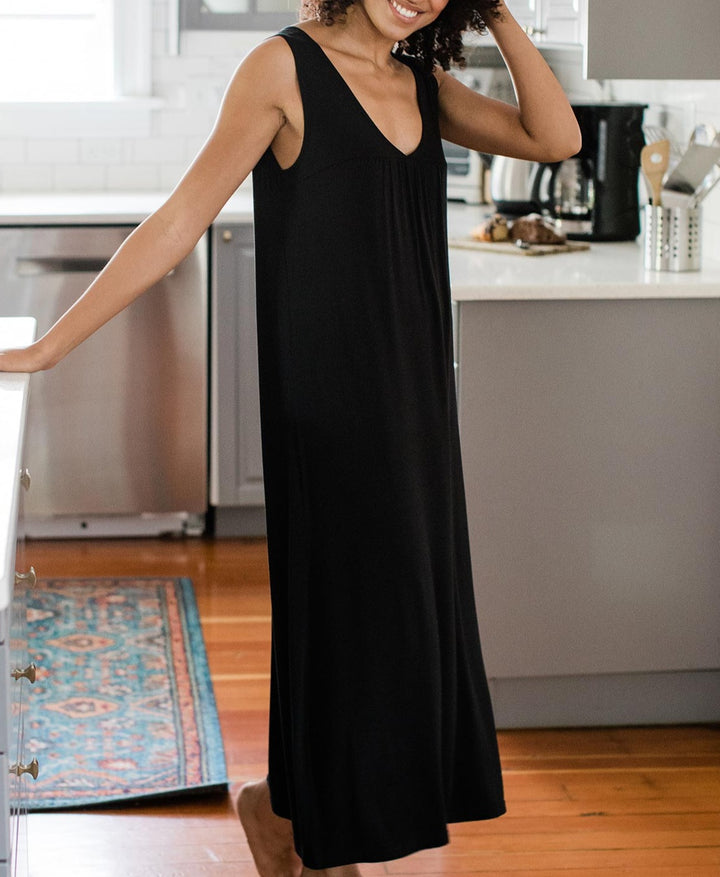 Molly Sleeveless Bamboo Nightgown