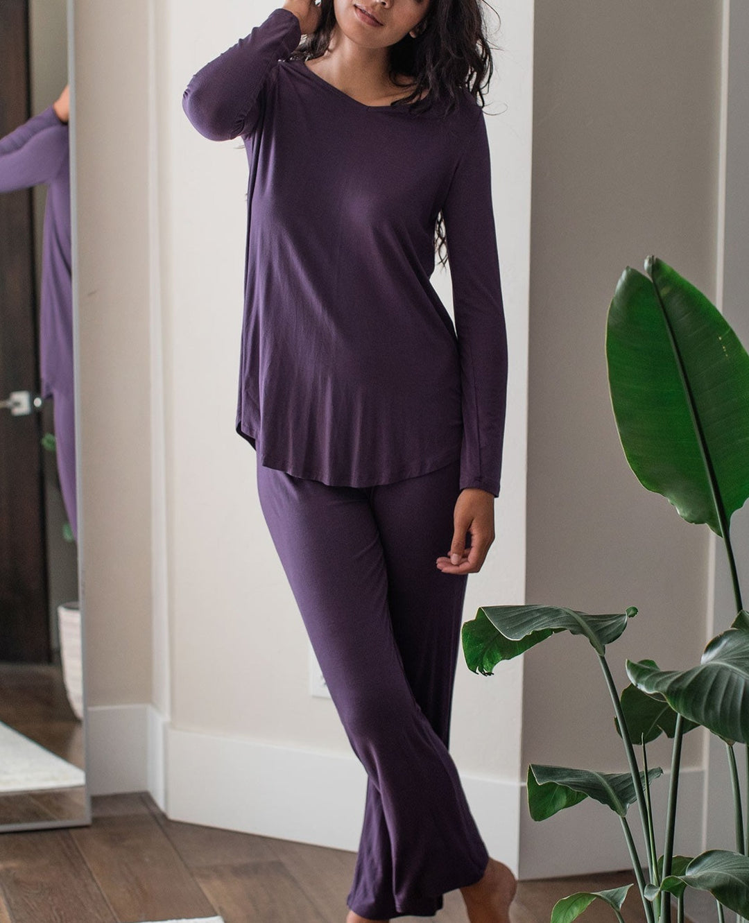 Norah Long Sleeve Bamboo Pajama Set