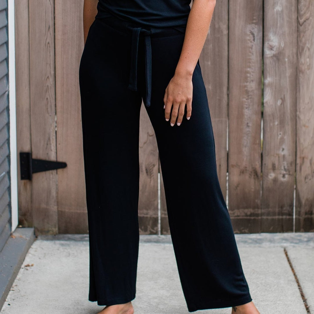 Peyton Bamboo Sweater Drawstring Lounge Pant