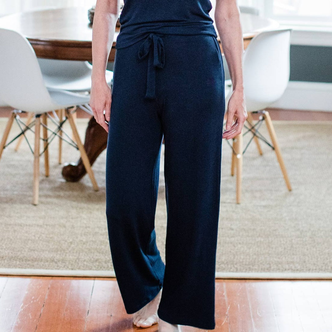 Peyton Bamboo Sweater Drawstring Lounge Pant