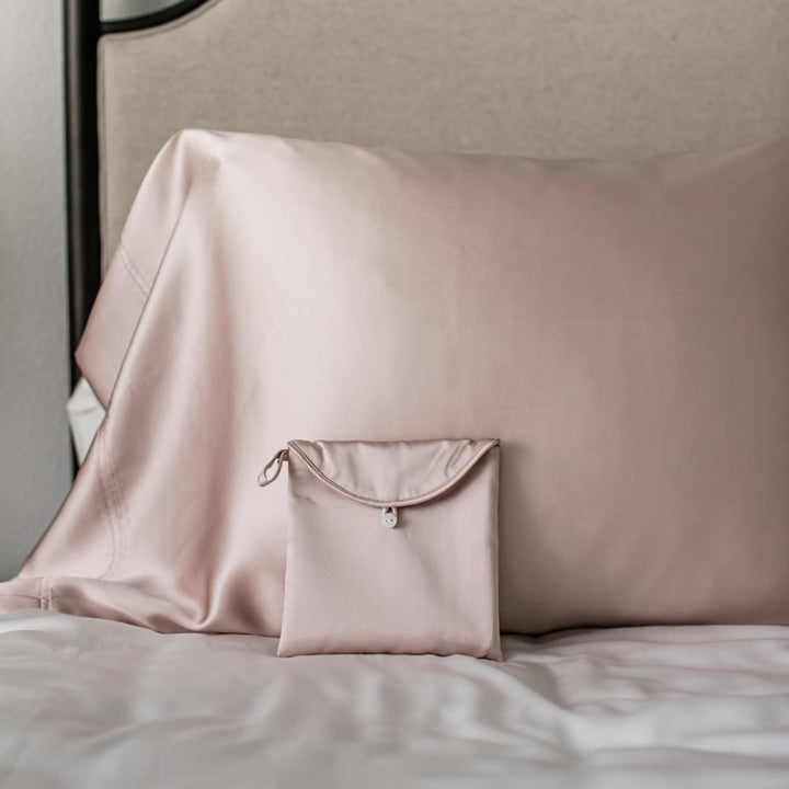 Charmeuse Silk Pillowcase in a Silk Envelope