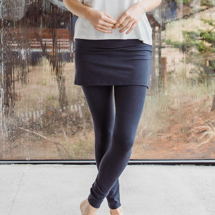 Taylor Ultra-Stretch Bamboo & Organic Cotton Skirt Legging