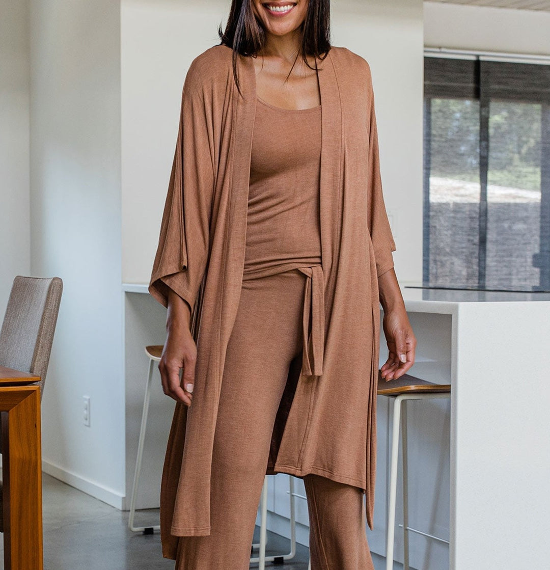 Kendra Kimono Bamboo Sweater Robe