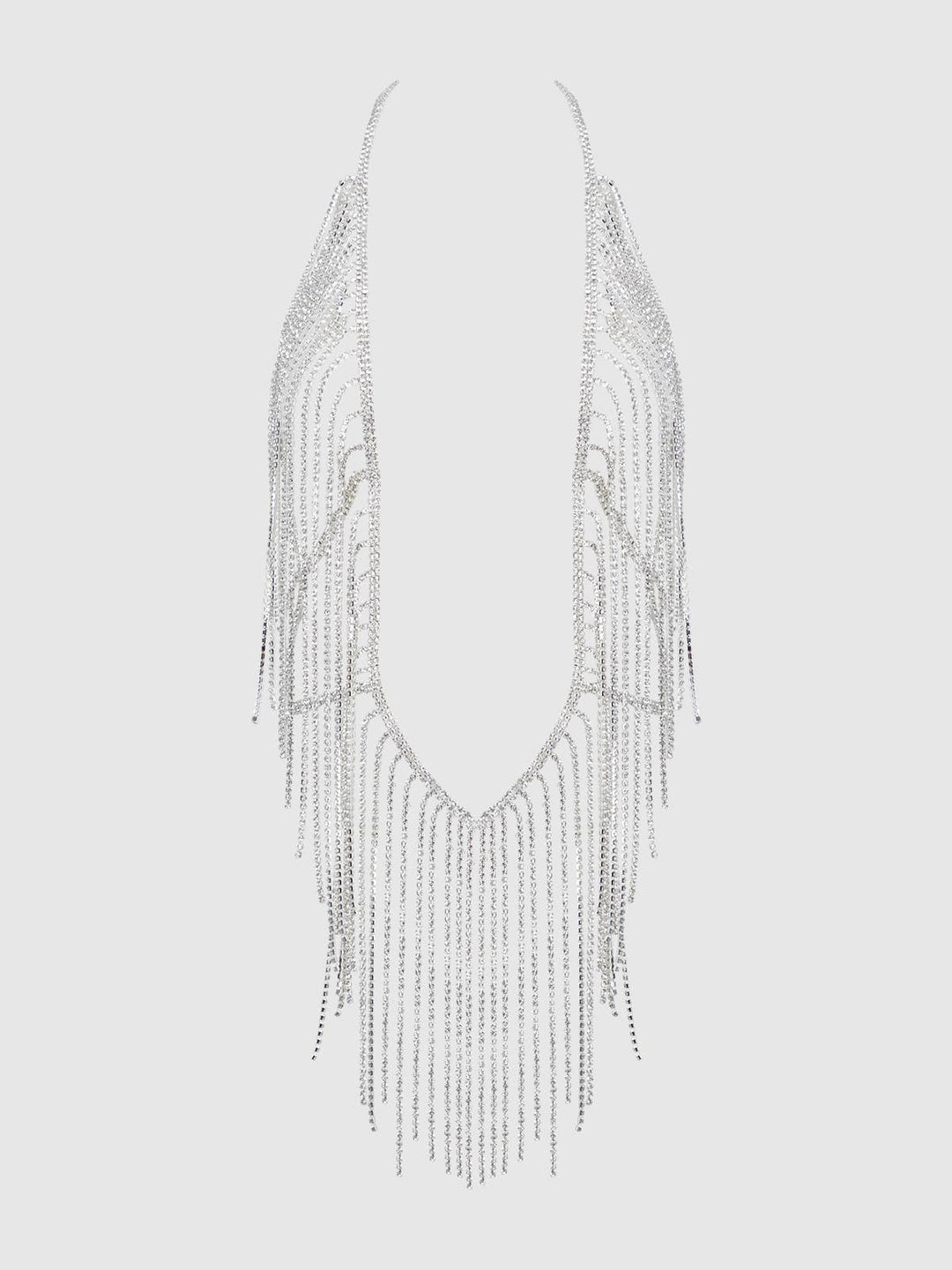 Rhinestone bodysuit against a plain background