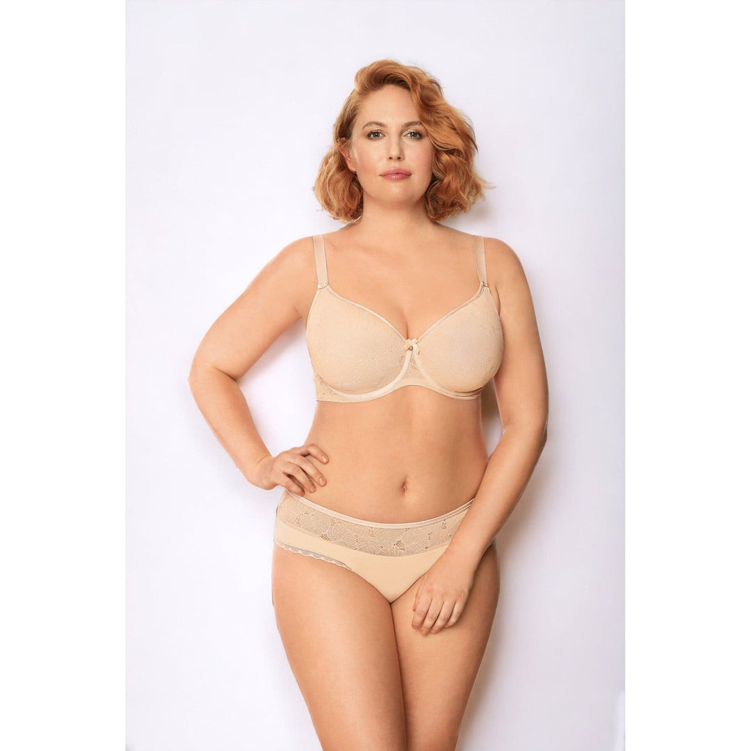 Amanda Moulded T-shirt Bra | Beige