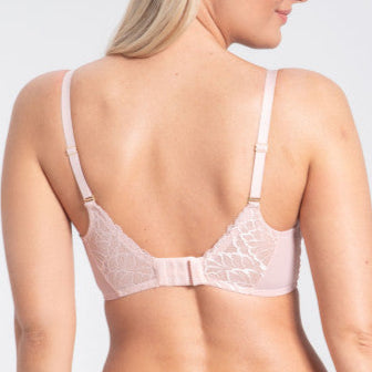 Amelia High Apex Bra | Powder Rose