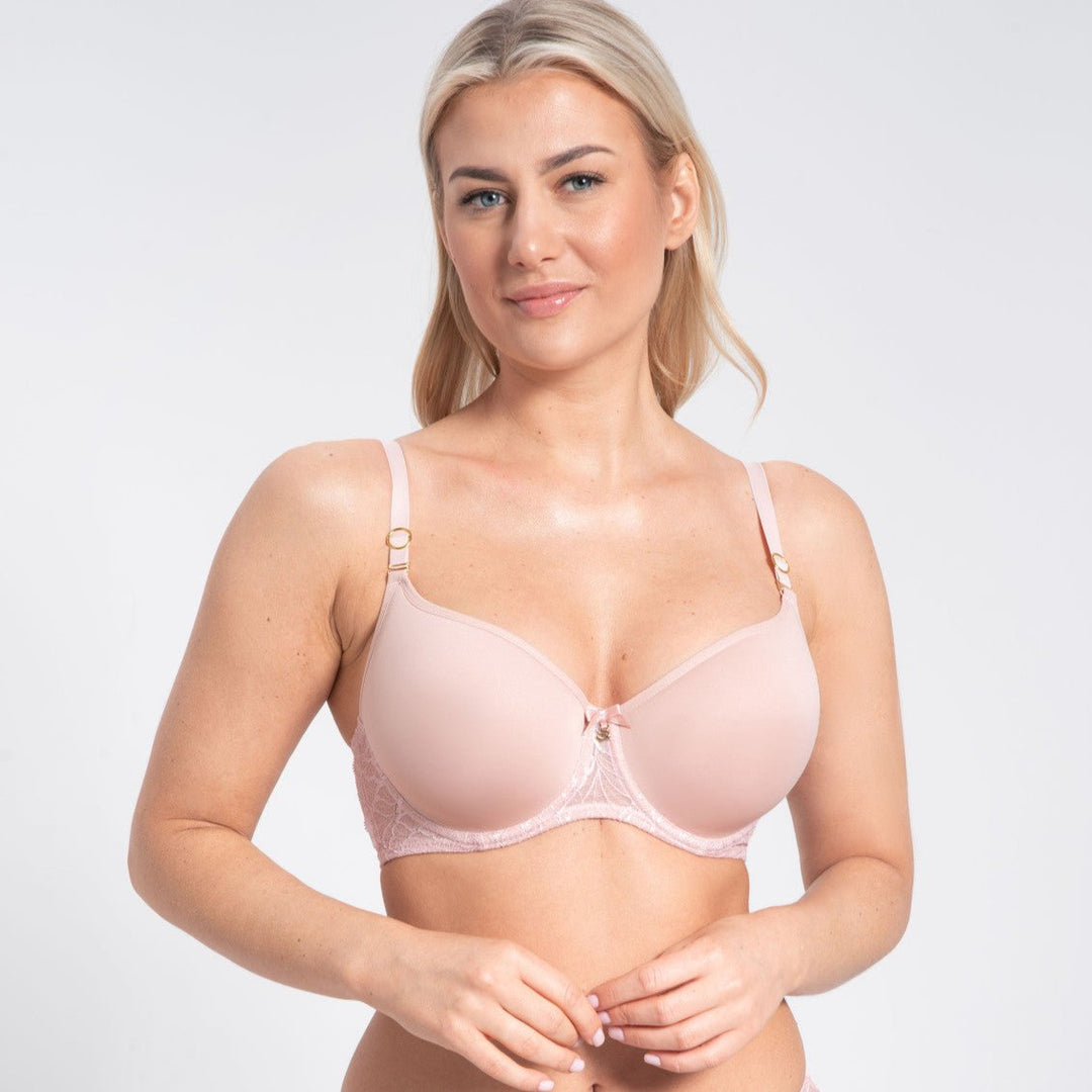 Amelia Strapless Bra | Powder Rose