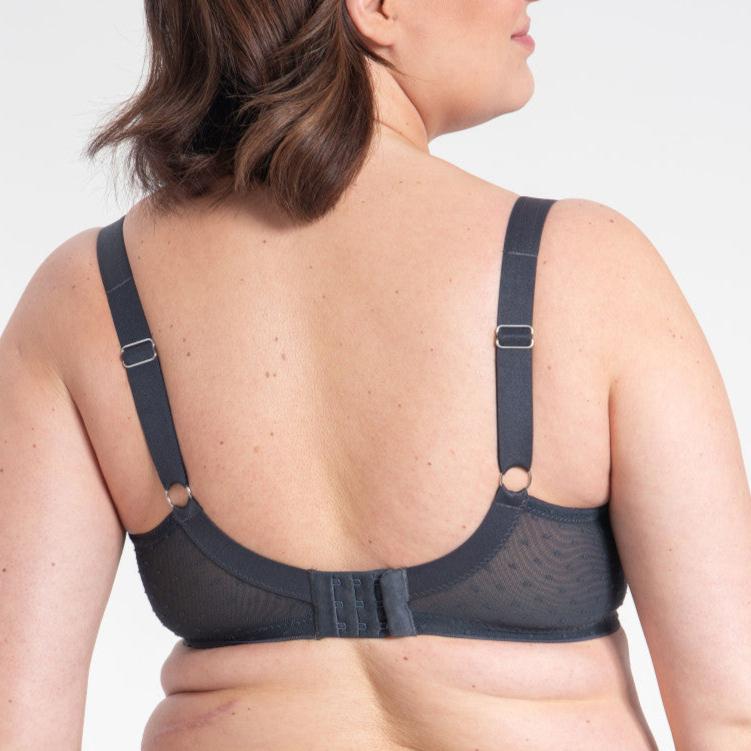 Eliza Side Support Bra | Graphite