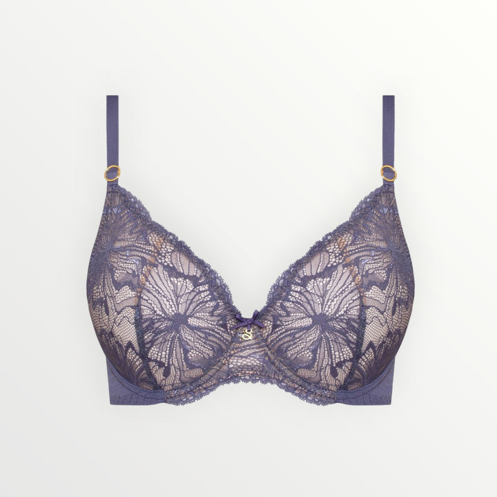 Mila Lace Bra | Anthracite